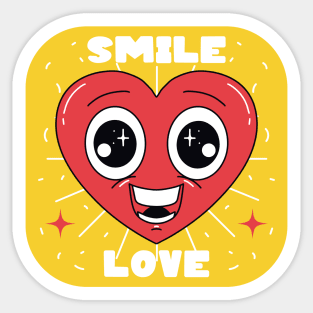 Smile Love Sticker
